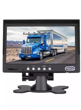 12V24V7寸TFTLCD高清汽车后视校车监视器卡车货车车载显示器