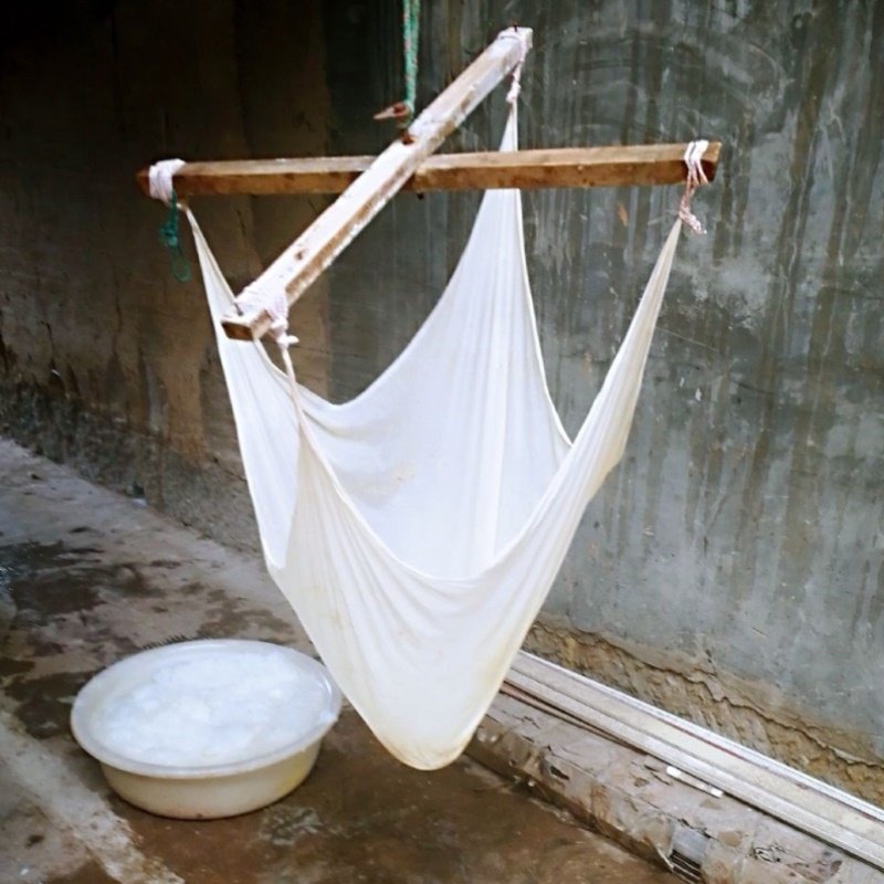 云南昭通凉粉豆腐豆花过滤摇架65cm送1米大滤帕 手工制作包邮促销