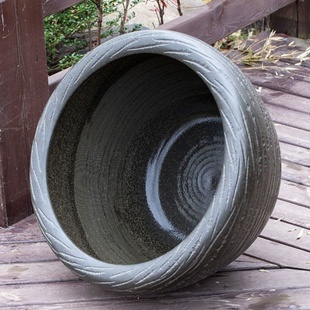 景德镇陶瓷鱼缸大荷花缸水缸风水鱼缸家居碗莲盆饭店甲鱼盆乌龟缸