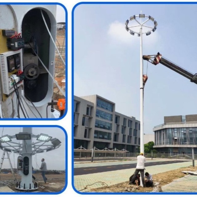 户外路灯杆6米8米高杆灯学校篮球场足球场照明灯广场照明灯大面积