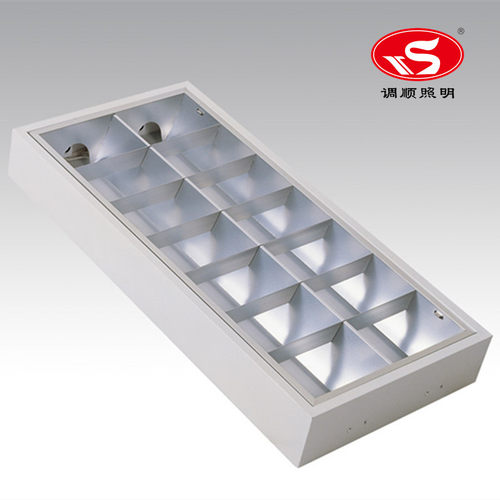 灯盘T8/2*20WLED灯盘明装灯盘T8哑光灯盘300*600灯盘套件