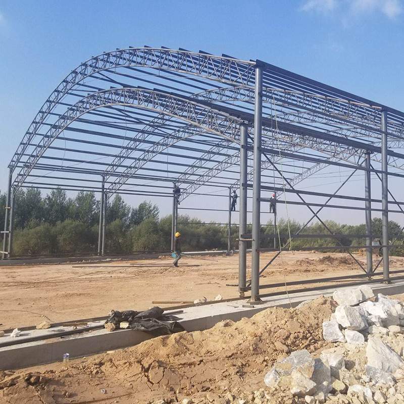 惠州厂房钢结构棚铁皮棚建筑工地彩钢蓬养殖场彩钢瓦棚仓库遮阳棚