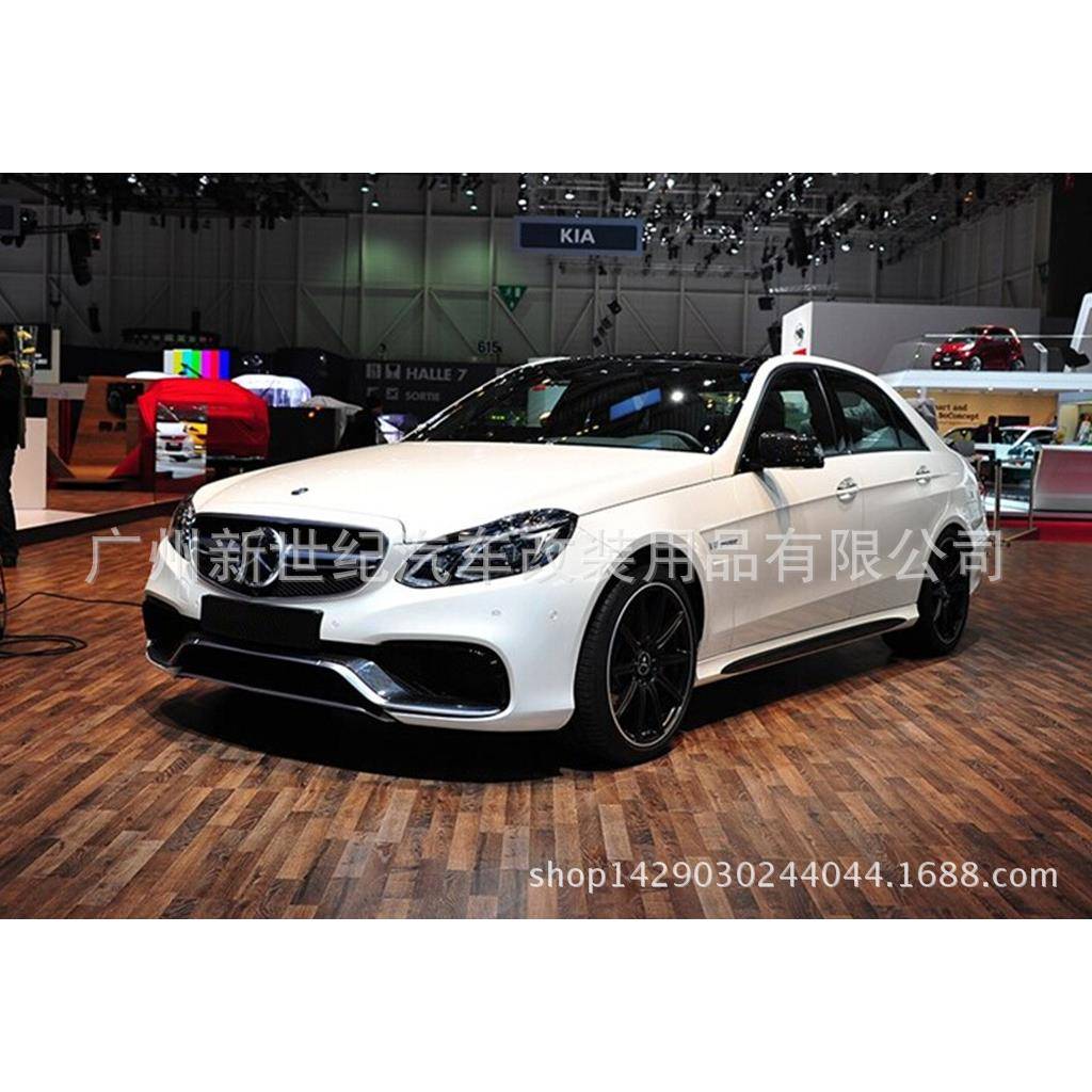 适用于奔驰E级E260L200L300L改装E63AMG大包围前杠后杠工厂直销