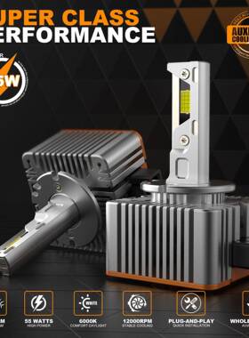 SANVI三为车灯D系列LED大灯D1D2D3D4D5D8直插解码款车灯升级