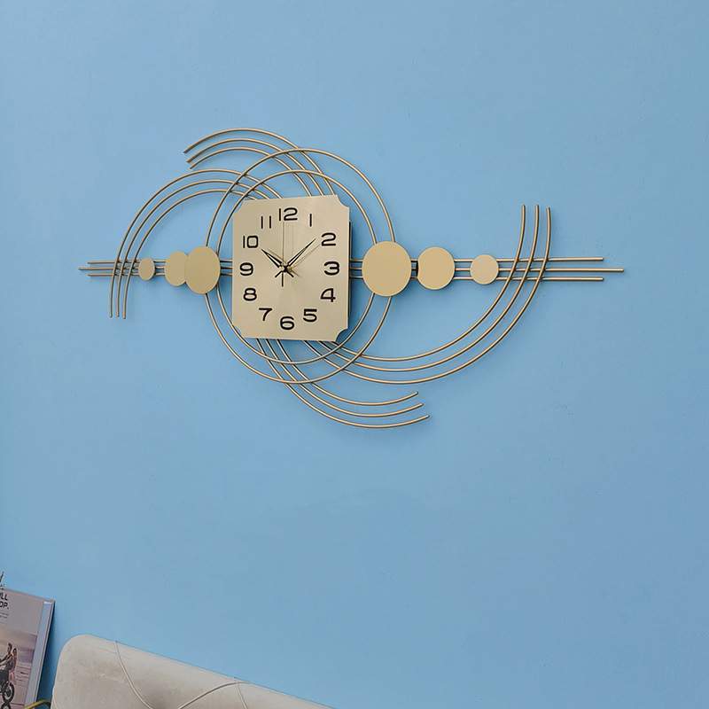 铁艺壁挂钟表wall decor colck 静音壁挂现代风格简约挂钟