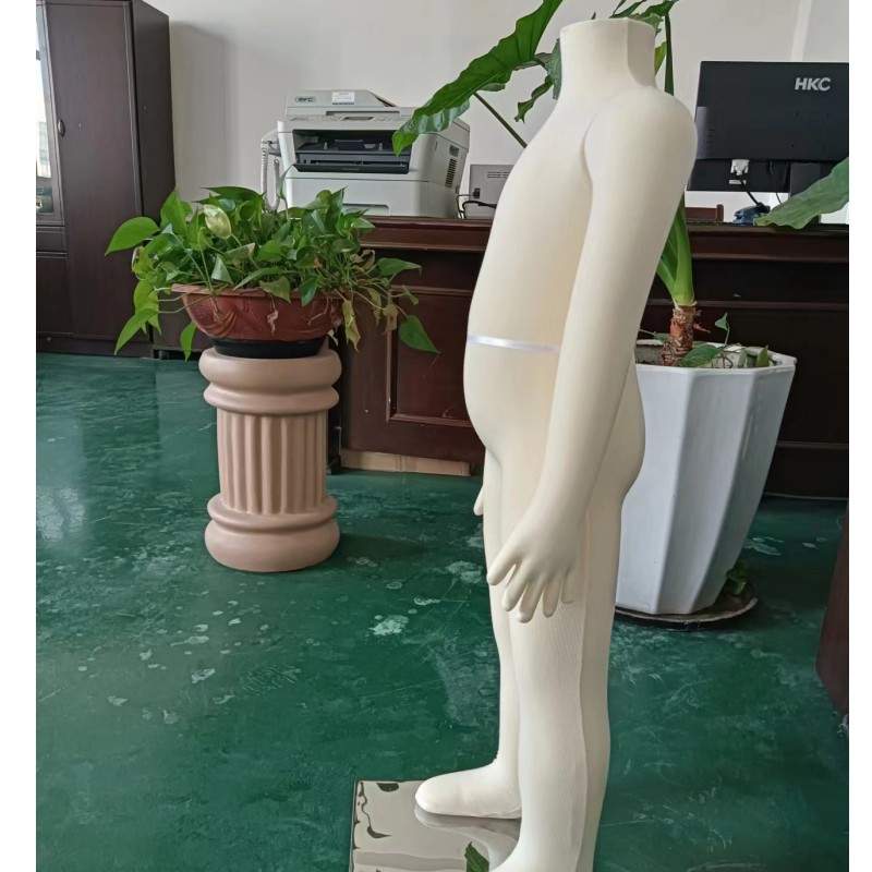 儿童模特童装白色全身小童服装店橱窗模特架展示道具假人人体模型