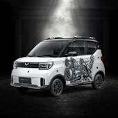 2022款 五菱宏光迷你GAMEBOY车贴拉花宏光GB机甲改装 车展车身贴纸