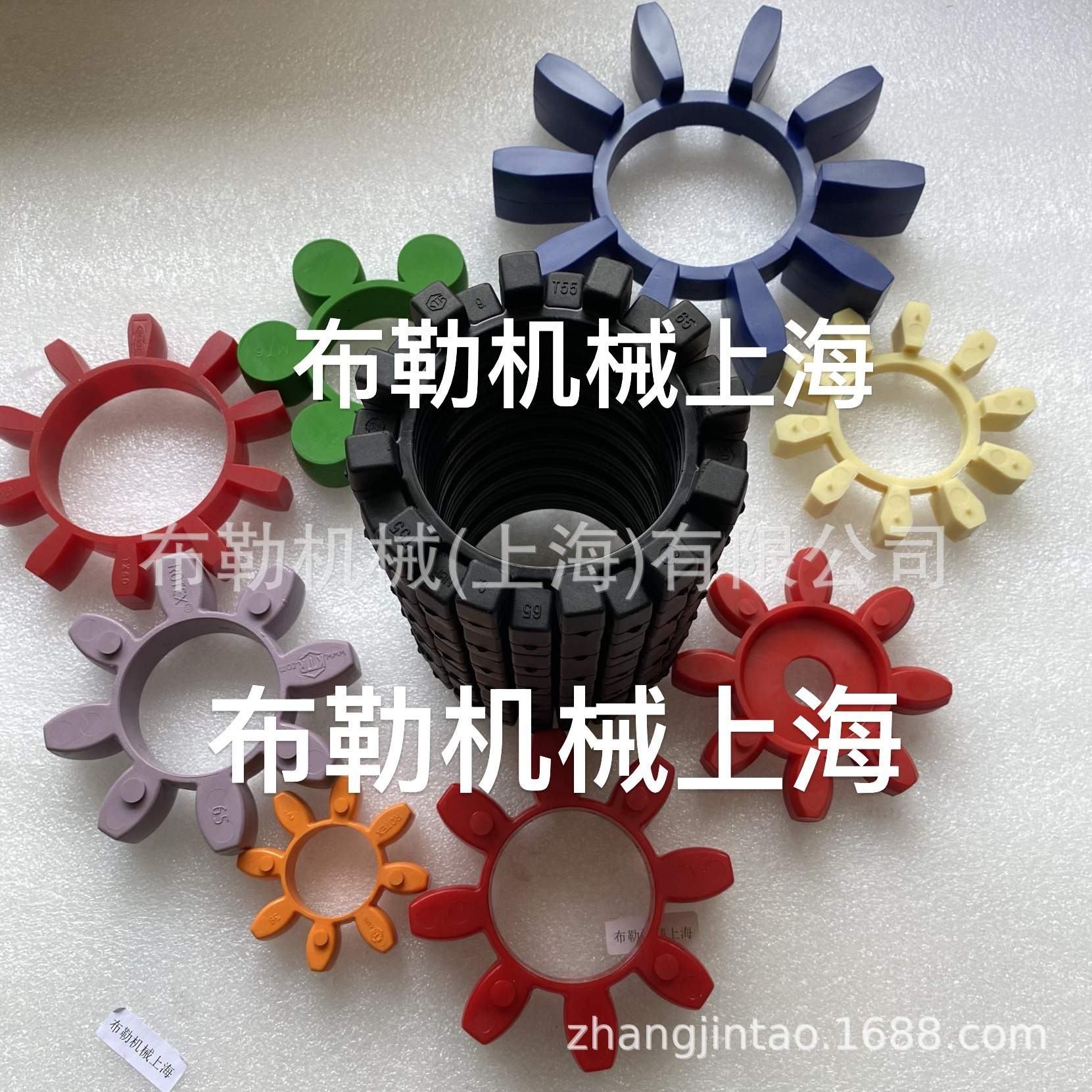 SIKSON梅花联轴器减震块/星型缓冲垫/红色弹性体GR55聚氨酯胶圈CJ