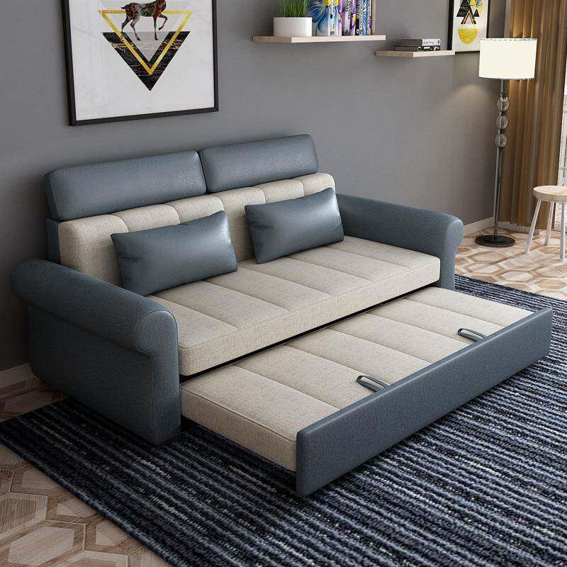 折叠沙发床两用小户型客厅1.21.51.8米多功能科技布沙发床乳胶