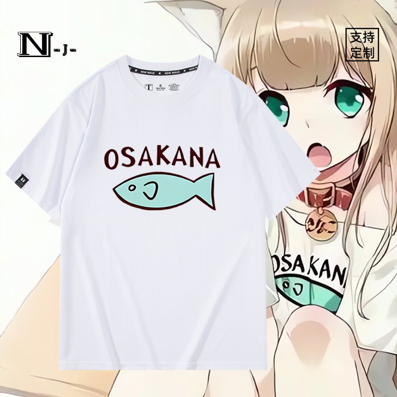 休闲宽松纯棉情侣短袖