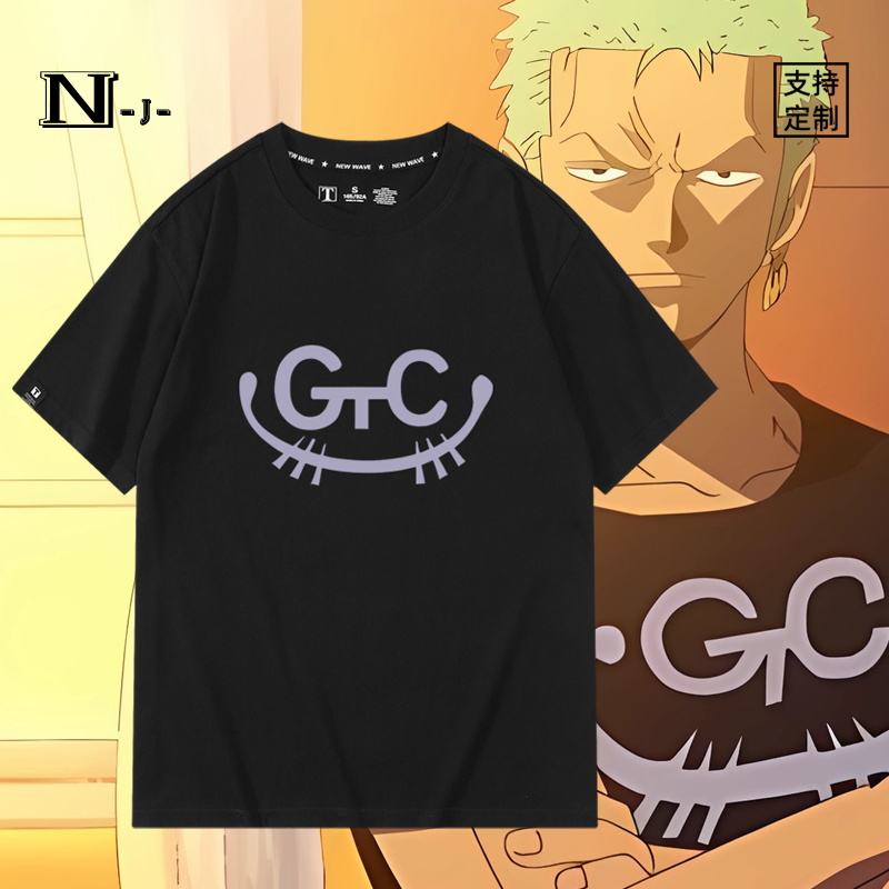 休闲宽松纯棉情侣短袖