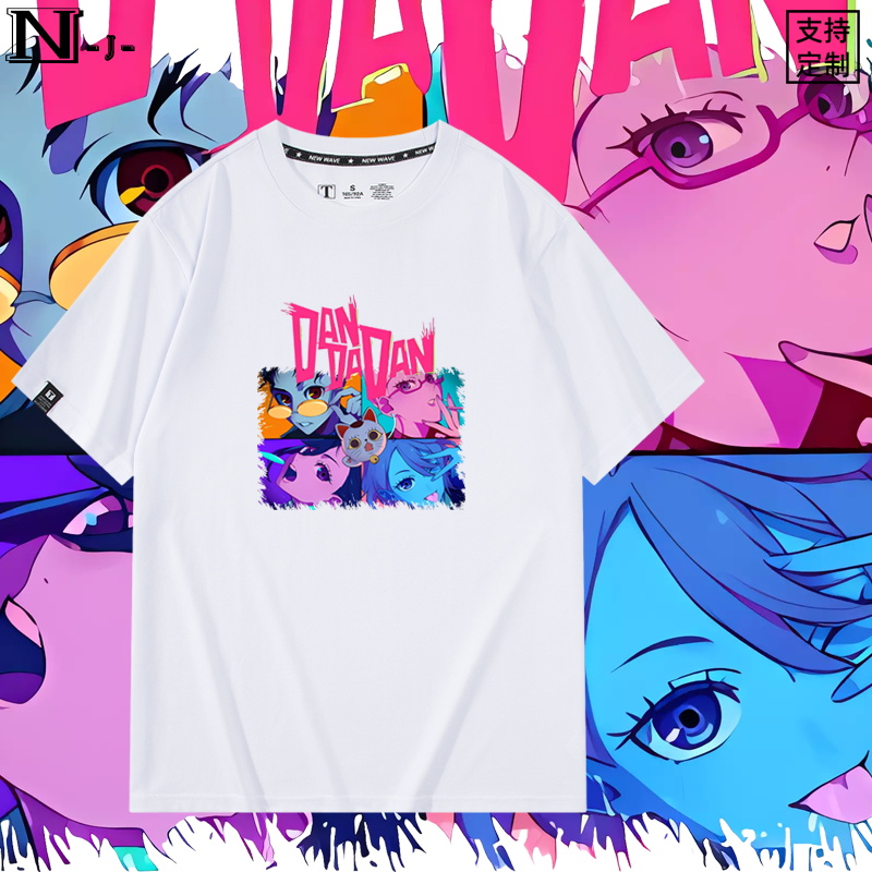 休闲宽松纯棉情侣短袖