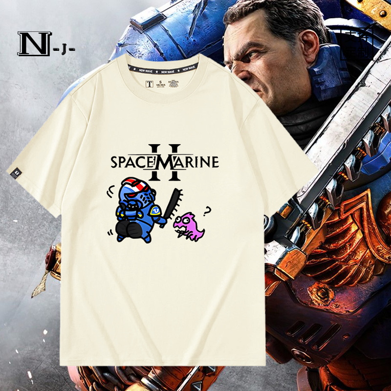 休闲宽松纯棉情侣短袖