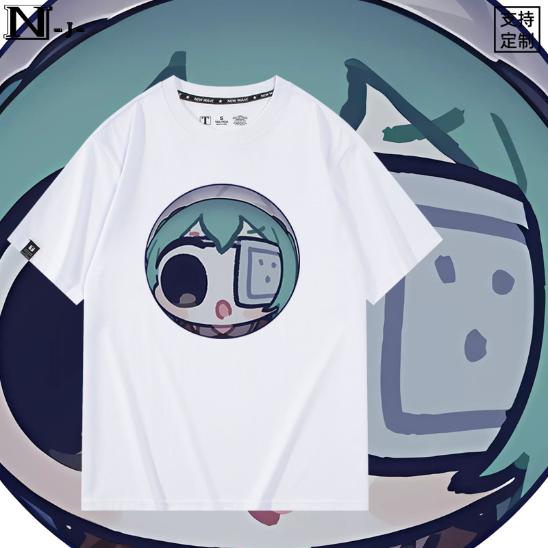 休闲宽松纯棉情侣短袖