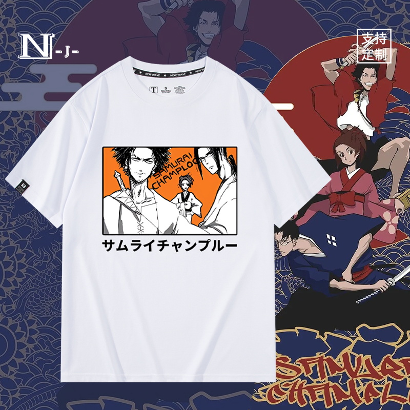 休闲宽松纯棉情侣短袖