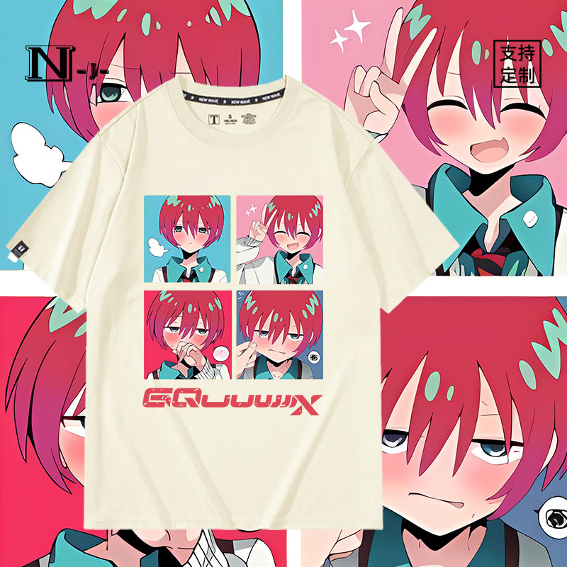 休闲宽松纯棉情侣短袖