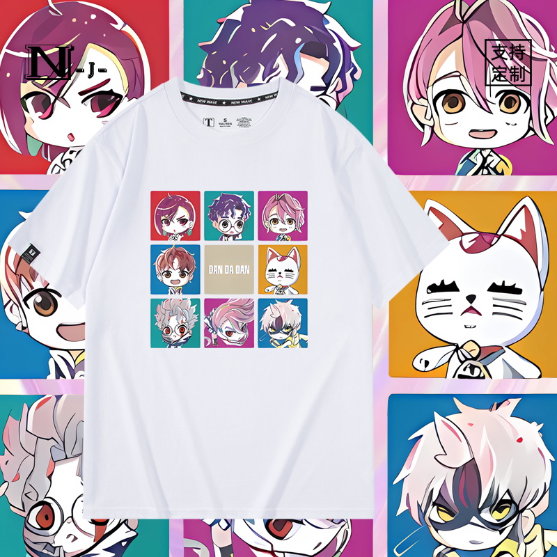 休闲宽松纯棉情侣短袖