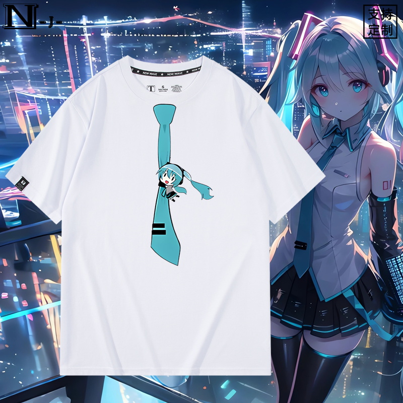 休闲宽松纯棉情侣短袖