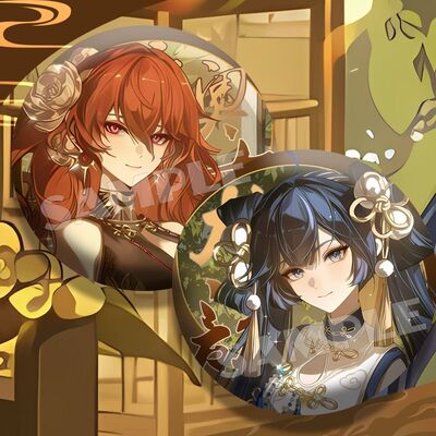 鸣潮游戏周边75mm马口铁徽章