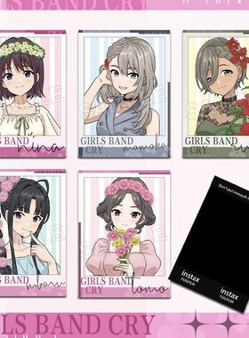 哭泣少女鲜花系列拍立得安和昂河原木桃香周边拍立得小卡收藏装饰