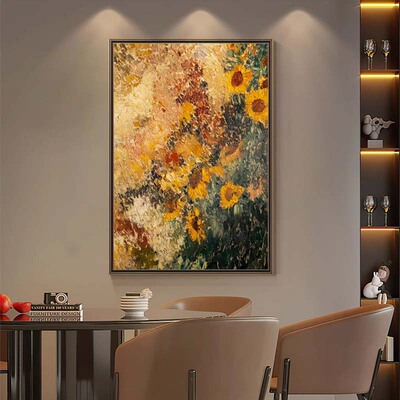 抽象艺术挂画高级感客厅沙发背景墙装饰画复古侘寂风入户玄关壁画