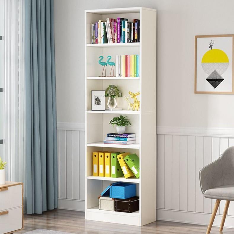 书架落地置物架学生书柜家用客厅简易收纳储物格子柜矮柜