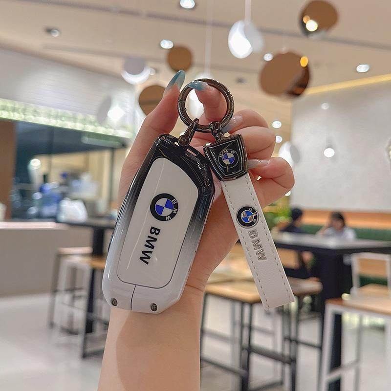 专用宝马钥匙套24款5系X5/X1/iX1/7系/X6/i5/X7/i7新款车包扣壳