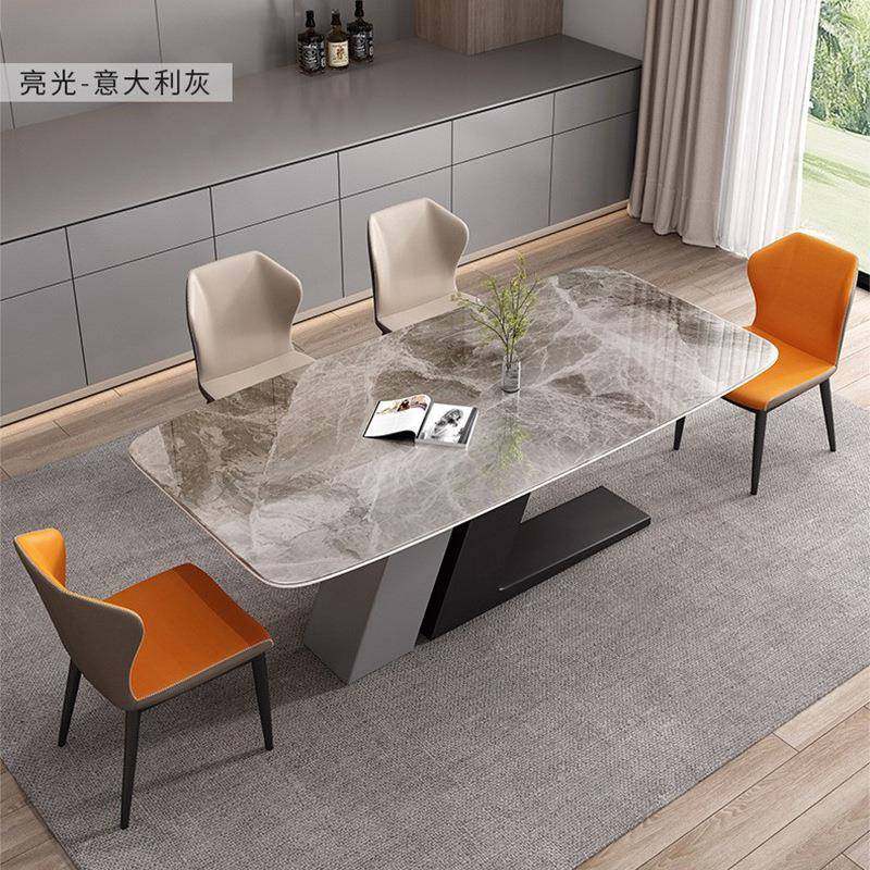 意式轻奢岩板餐桌椅组合家用小户型高端现代简约长方形吃饭桌子,鲜花速递/花卉仿真/绿植园艺,割草机/草坪机,淘宝优惠券,粉丝福利购,淘宝优惠卷