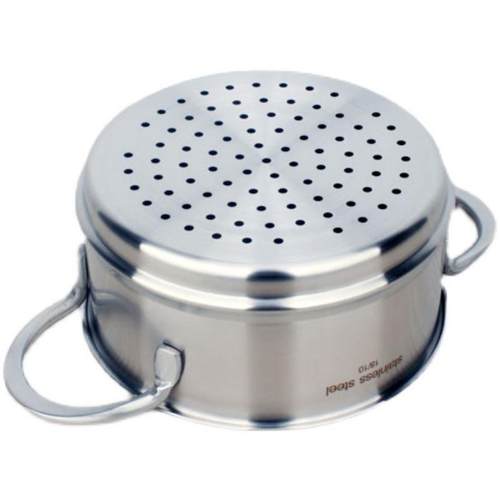 ZQ16182024厘米18/10不锈钢双耳蒸笼304蒸架蒸格蒸屉出口标准