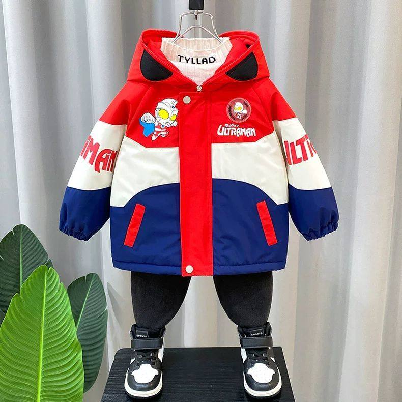经典奥特曼男童加绒外套冬装2025新款儿童酷帅加厚衣男孩冬季棉服,童装/婴儿装/亲子装,棉袄/棉服,淘宝优惠券,粉丝福利购,淘宝优惠卷
