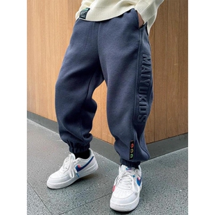 男童韩版裤子春秋2026新款儿童运动宽松束脚裤中大童束脚裤休闲裤