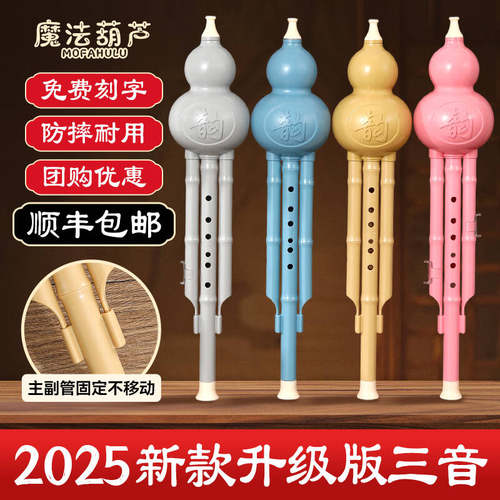 七孔三音葫芦丝降B调C调学生教学