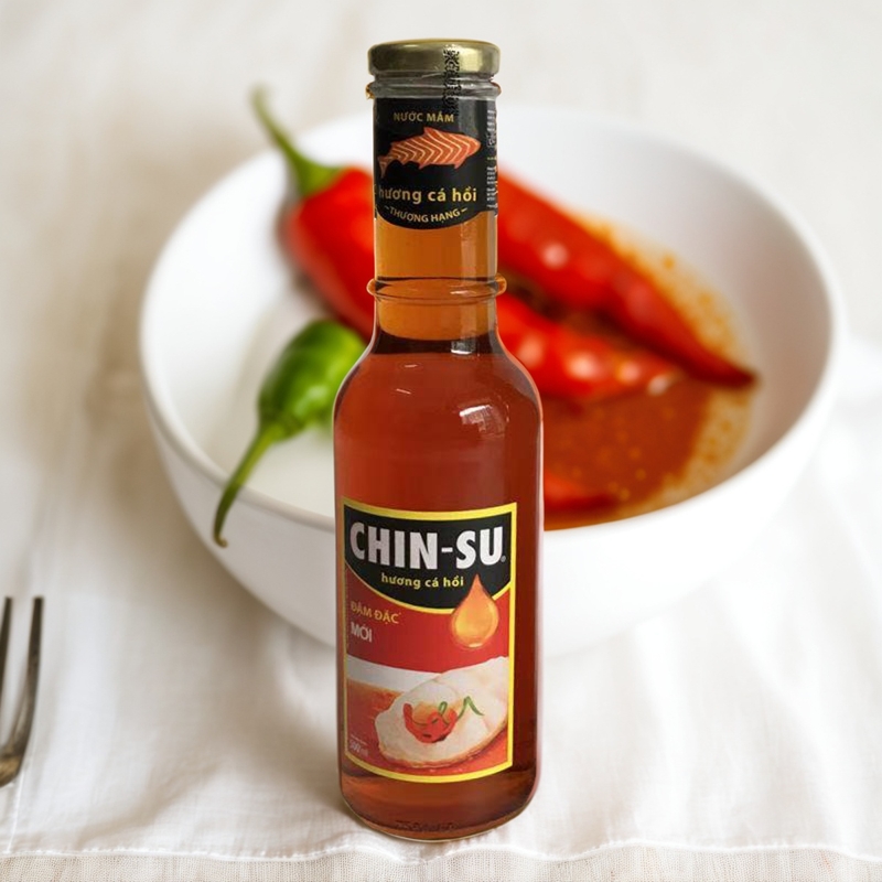 越南进口鱼露金苏CHIN-SU调料提鲜增香三文鱼味鱼酱油瓶装海鲜汁