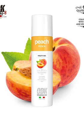 意大利原装进口ODK黄桃果酱750ml咖啡鸡尾酒茶饮调味物料1kg