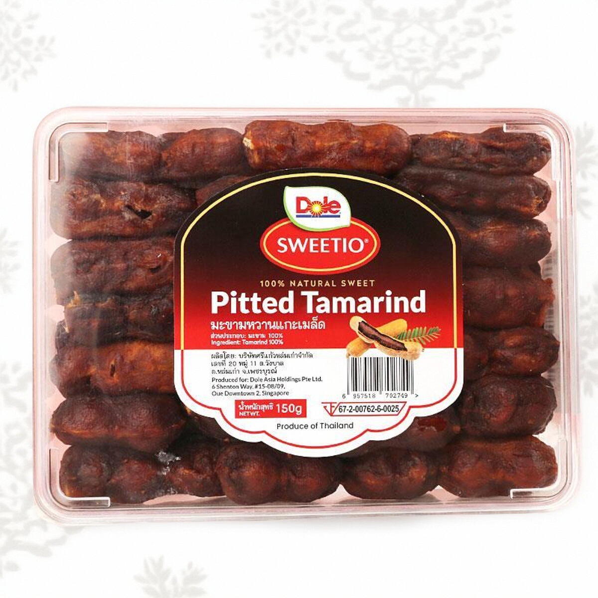 正品都乐！泰国无籽酸角150g盒装