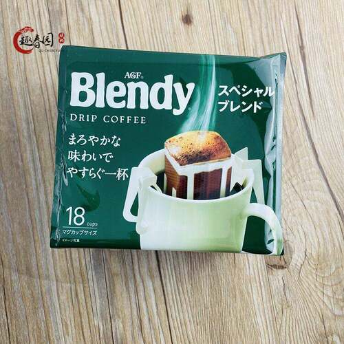 日本进口 AGF Blendy布兰迪挂耳咖啡滤挂滴漏式无蔗糖纯黑咖啡粉
