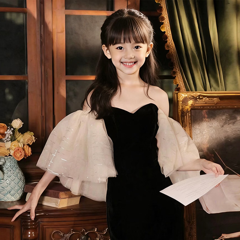 晚礼服轻奢小众2026新款女童礼服图片