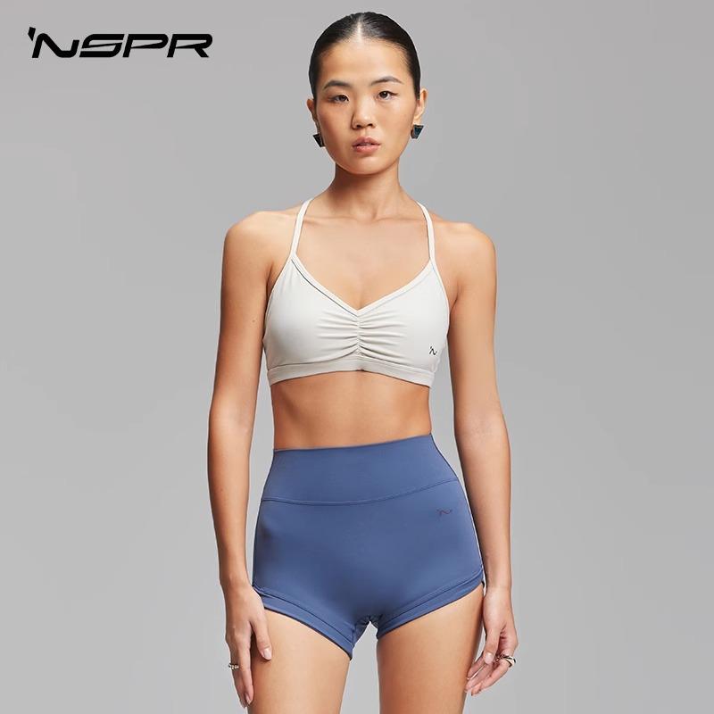 ’NSPR运动内衣X交叉肩带肩带美背高弹胸衣瑜伽训练健身跑步文胸
