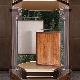 OOU乌檀木双面菜板实木砧板耐砍抗剁