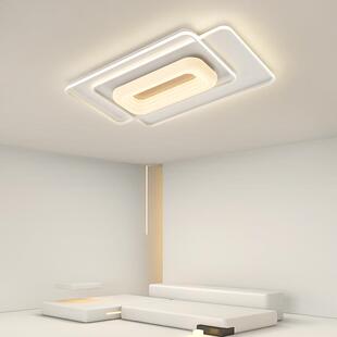 客厅灯北欧温馨奶油风大厅吸顶灯现代简约卧室书房led吸顶灯具