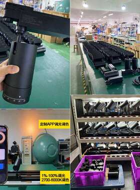 典为LED轨道灯具工程美术馆博物馆纪念馆家装壁画10-55度变焦射灯