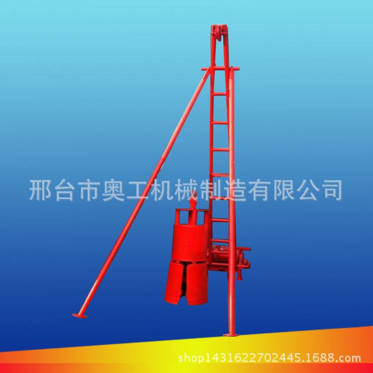 价格优惠民用旱井地基打桩机 建筑工地地基打桩机 打眼夯视频