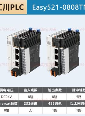 汇川PLC Easy301/302/320/521-0808TN/522/523/GL20/GE20模块技术
