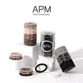 APM时尚 发圈女彩色高弹力皮筋高级感头饰高马尾发绳头绳手工编织