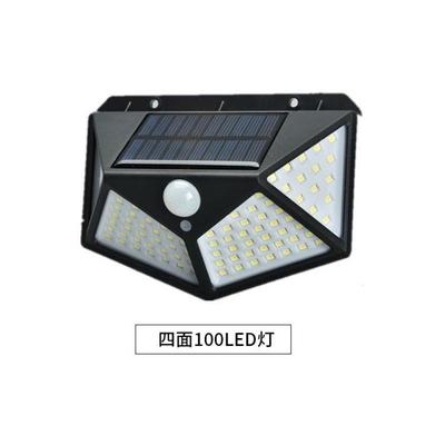 SH-100灯珠太阳能户外感应灯四面充电路灯壁灯太阳能灯太阳能节能