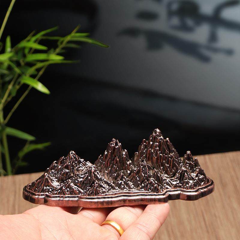 江山一统中式熏香炉创意假山装饰小摆件禅意书房茶室山峰景观饰品
