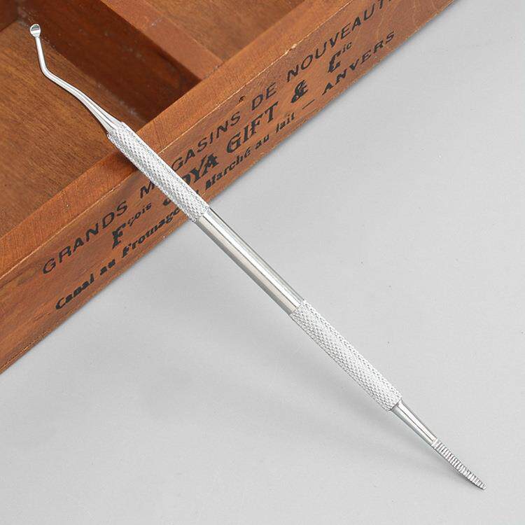 不锈钢双头挑勺子工具甲沟专用剔甲器美甲防滑护理清洁污垢指甲锉