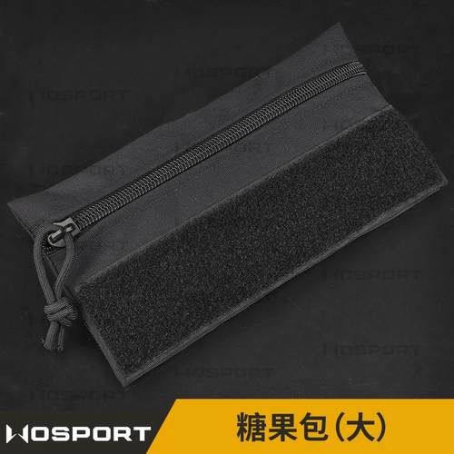 WOSPORT厂家直销 糖果包（大）魔术贴面便捷使用大号收纳袋 纯色