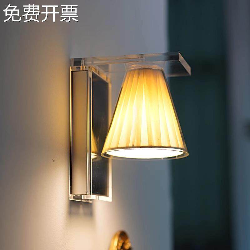 意式极简卧室床头壁灯法式轻奢客厅楼梯走廊过道玄关氛围感墙灯具