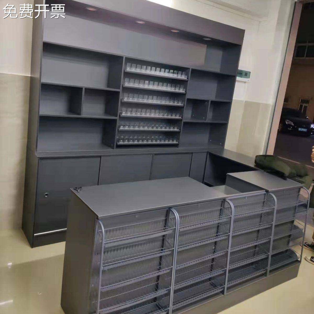 便利店展示柜收银台烟酒柜超市收银台烟柜台组合一体展柜转角酒柜,金属材料及制品,其他金属制品,淘宝优惠券,粉丝福利购,淘宝优惠卷